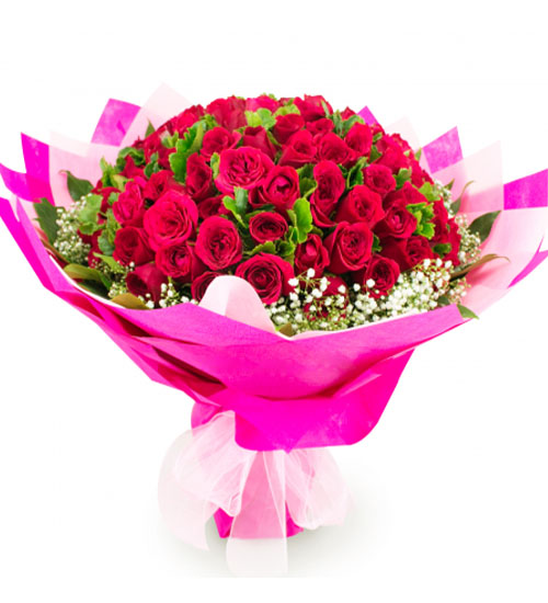 Send 50pcs of Red Roses To Cebu, Delivery 50pcs Red Roses To Cebu