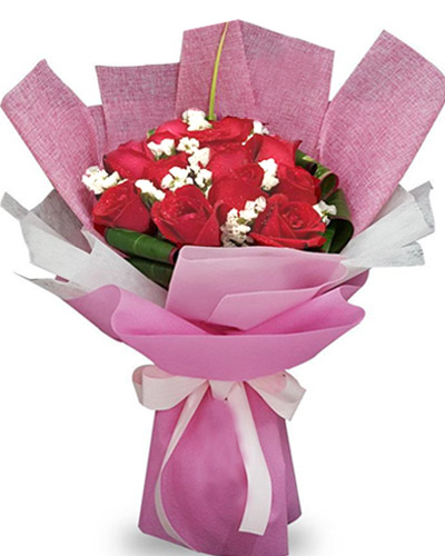 Send 12 Red Roses Bouquet to Cebu | CebugiftShop