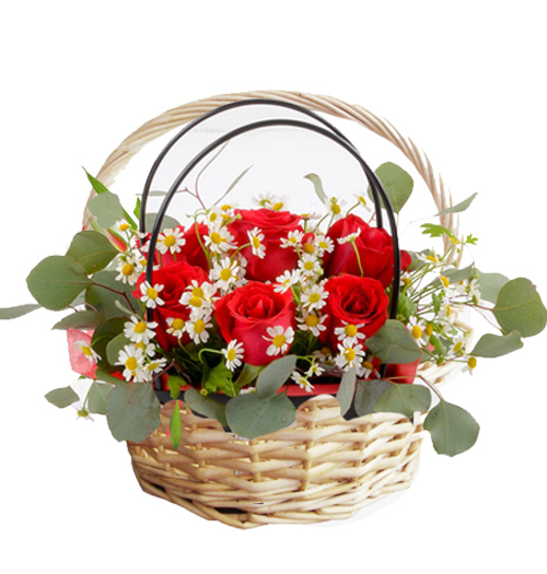 Send Roses in Basket To Cebu